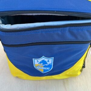 NFL Los Angeles Chargers 24 Can Soft Cooler Bag Blue Yellow Logo Brands NEW